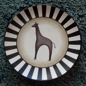 Giraffe Plate Wallhanging